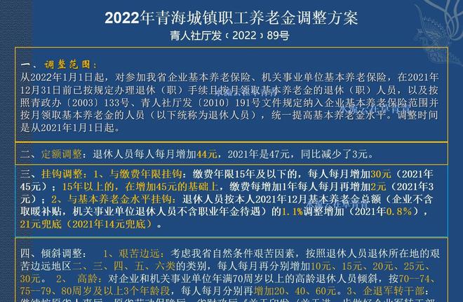 青海省退休金最新消息全面解读