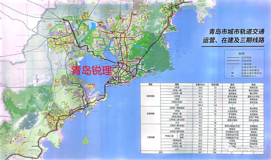 青岛R3线最新线路图详解