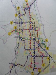 太原市地铁最新规划图，未来交通蓝图展望